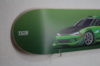 F and F inspired Mitsubishi Eclipse Skate Deck Wall Art