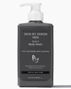 Skin by Zaron Men 5-in-1 Body Wash | Activated Charcoal | Aloe Vera | Vitamin E