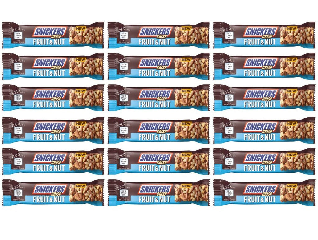 18 x Snickers Crisp Triple Treat - 40GM