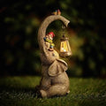 Solar Elephant Garden Ornament