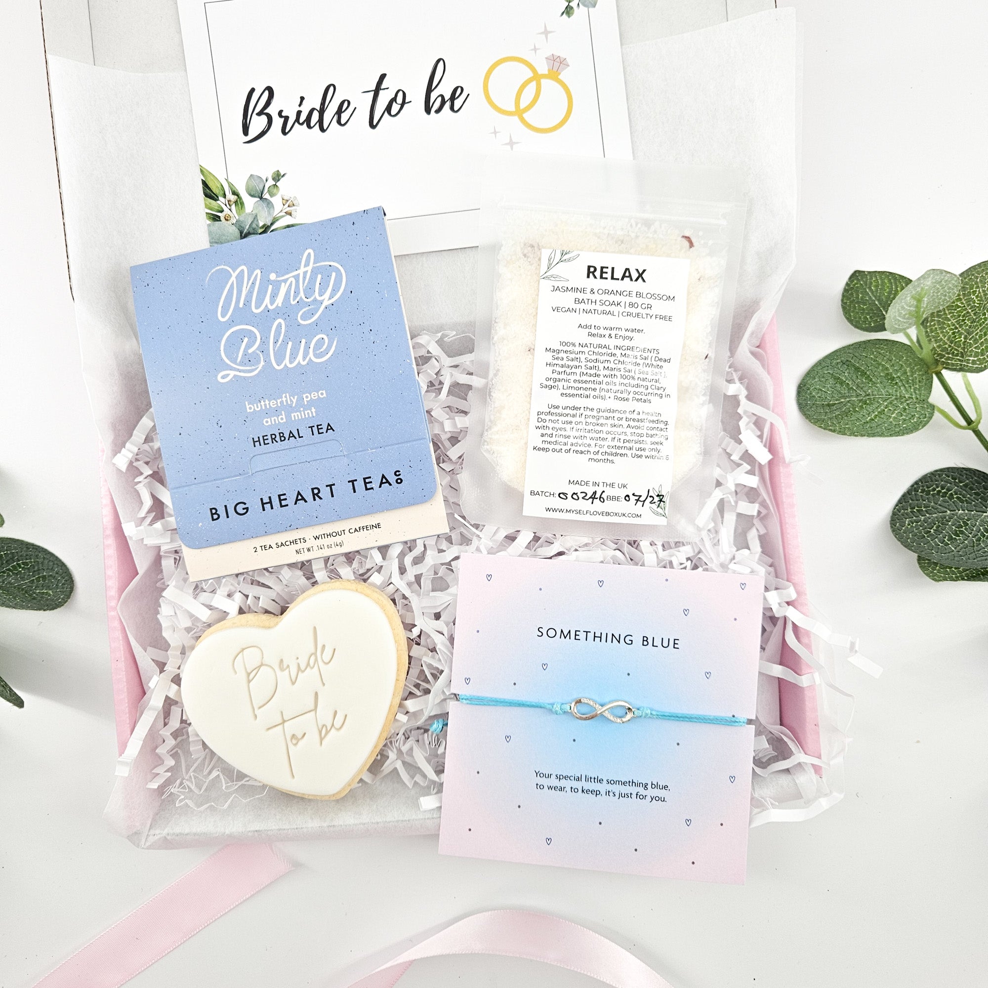 SOMETHING BLUE | BRIDE TO BE MINI LETTERBOX GIFT