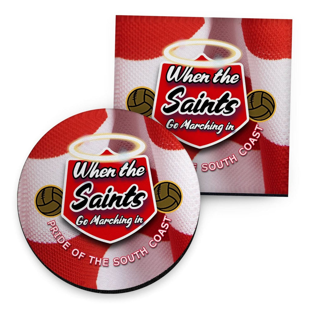 Soton Saints - Football Coaster - Square Or Circle