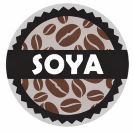 Almond Milk Coffee Shop Barista Labels 20mm 1000 labels per rolls