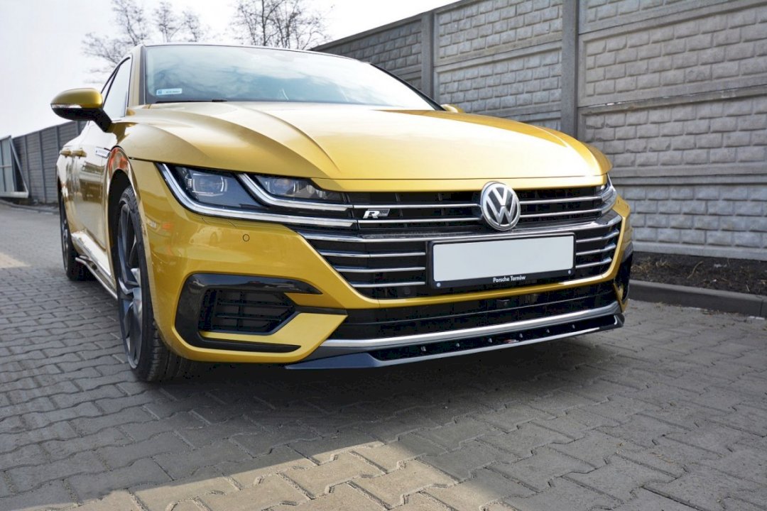 Maxton Design - Front Splitter V.2 Volkswagen Arteon R-Line Sedan / Shooting Brake Mk1