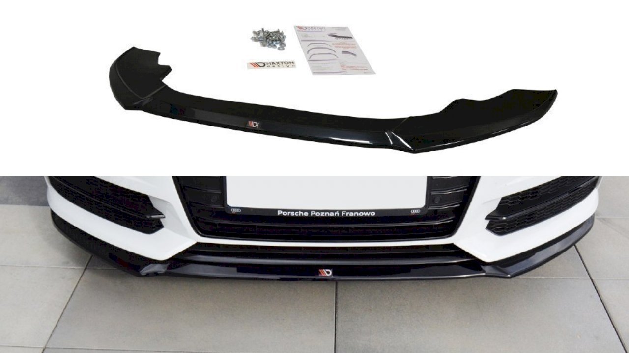 Maxton Design - Front Splitter V.1 Audi A6 / A6 C7 S-Line / S6 C7 Facelift