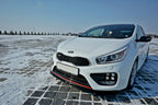 Maxton Design - FRONT SPLITTER V.1 KIA CEE'D GT MK2 (2013-2018)