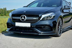 Maxton Design - FRONT SPLITTER V.1 MERCEDES A W176 AMG FACELIFT