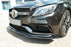 Maxton Design - Front Splitter V.1 Mercedes-AMG C63 Sedan / Estate W205 / S205