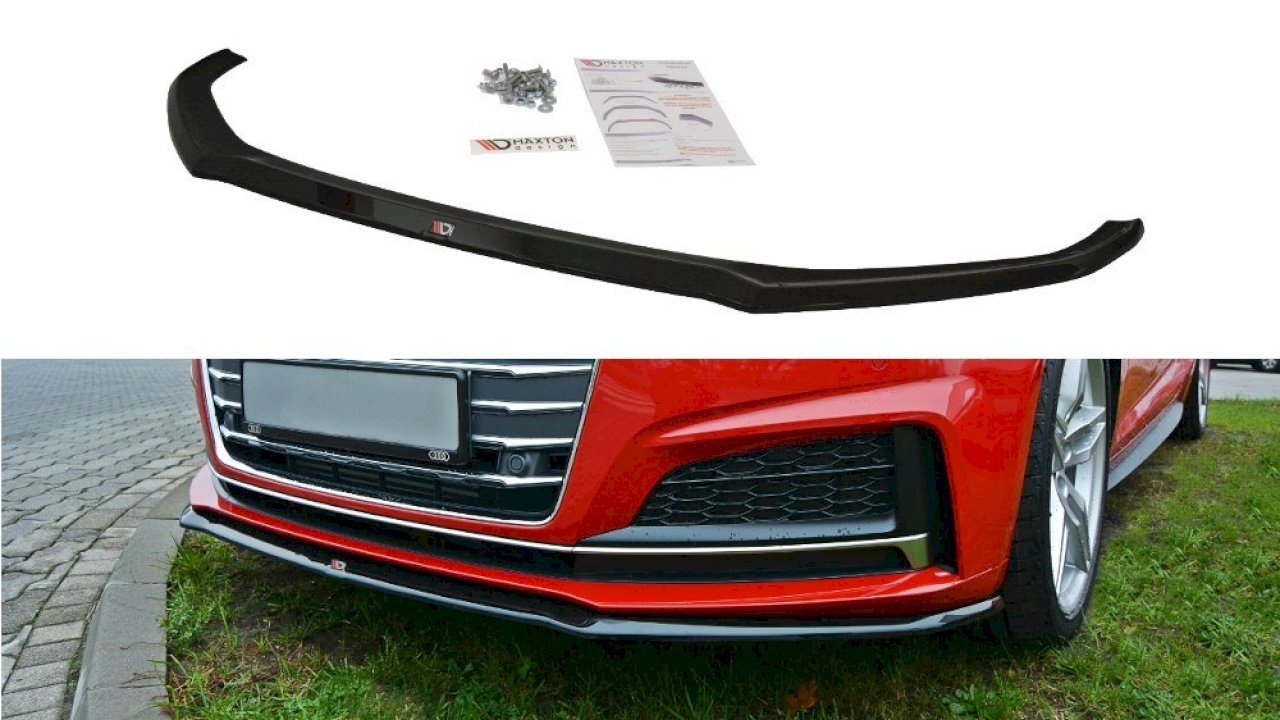 Maxton Design - FRONT SPLITTER V.2 AUDI A5 F5 S-LINE COUPE (2016 - UP)