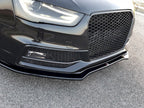 Maxton Design - FRONT SPLITTER V.2 AUDI S4 / A4 S-LINE B8 FL