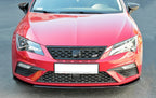Maxton Design - FRONT SPLITTER V.2 SEAT LEON MK 3.5 CUPRA/FR (2017-2020)