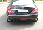 Maxton Design - REAR SIDE SPLITTERS MERCEDES CLS C218 STANDARD (2011-2018)