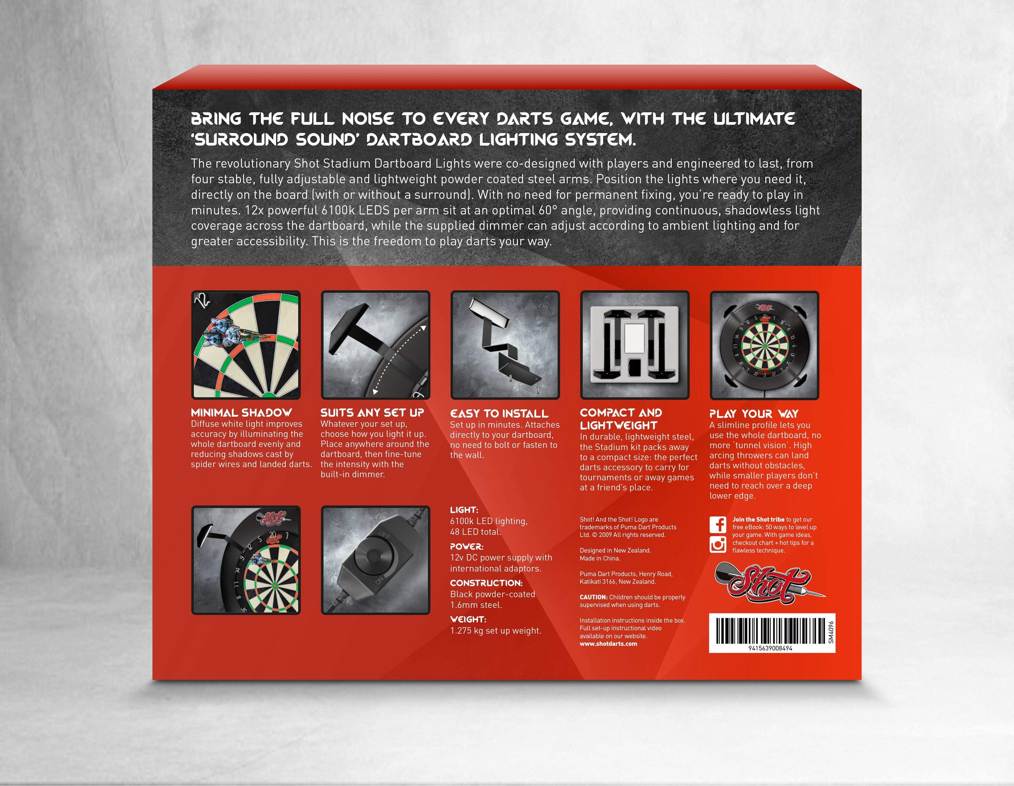 Shot Stadium Dartboard Light