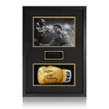 Sylvester Stallone Rocky Signed Gold Tuf Wear Glove Iconic Frame