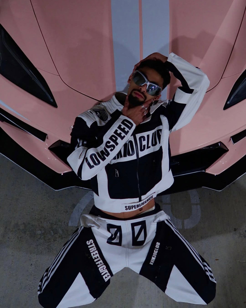 Racing Style Jacket Set