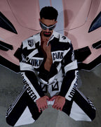 Racing Style Jacket Set