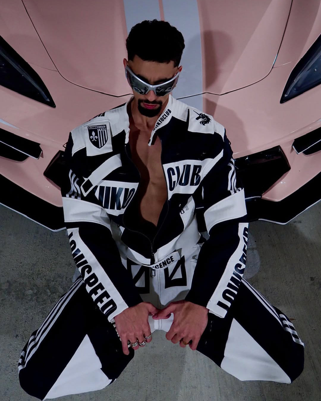 Racing Style Jacket Set