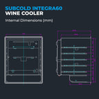 Subcold Integra60 Integrated 2 in 1 Drinks & Wine Cooler