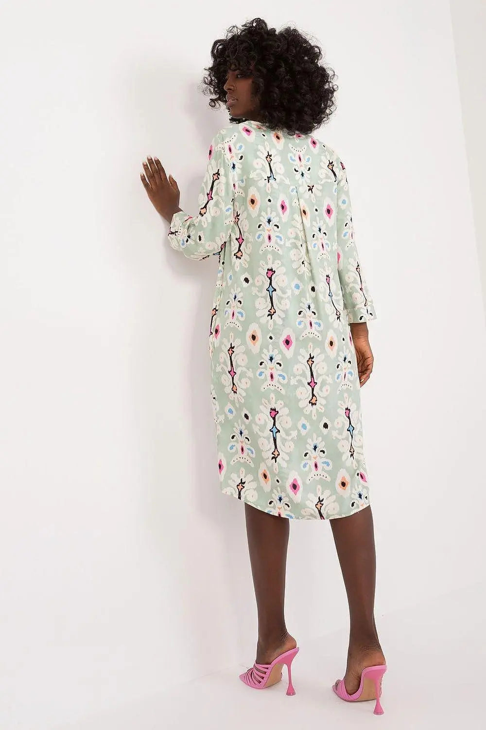 Sublevel fashionable soft and breathable viscose daydress