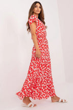 Sublevel flared fashionable summer daydress
