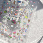 Hello Claws | Summer Beach Nail Deco Sticker
