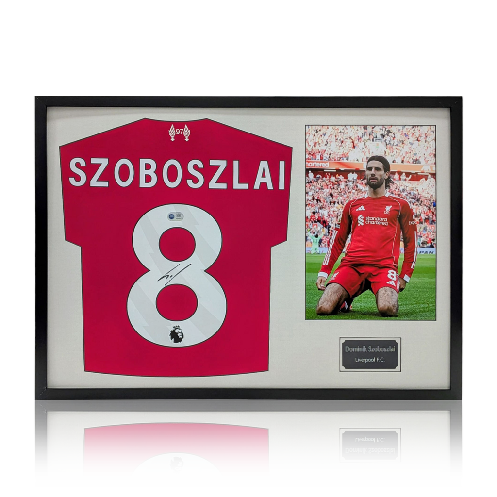 Dominik Szoboszlai Signed Liverpool 25/26 Shirt Classic Frame (ACG Cert)