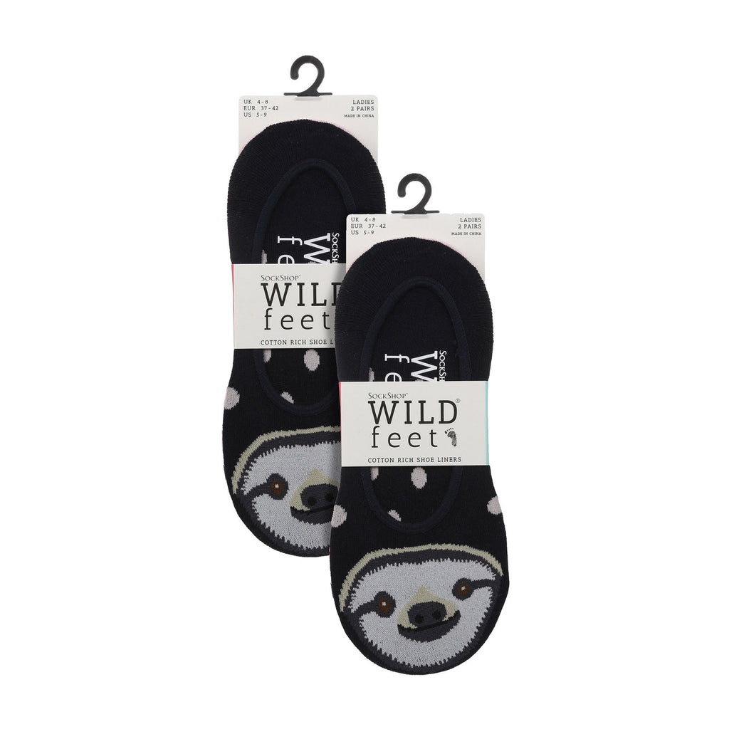 4 Pack Ladies Novelty No Show Socks: Summer Cotton Socks with Heel Grip