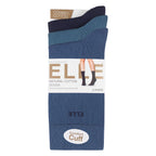 3 Pack Ladies Plain Cotton Socks - Soft Breathable Everyday Comfort Fit