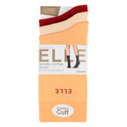 3 Pack Ladies Plain Cotton Socks - Soft Breathable Everyday Comfort Fit