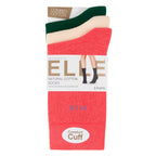 3 Pack Ladies Plain Cotton Socks - Soft Breathable Everyday Comfort Fit