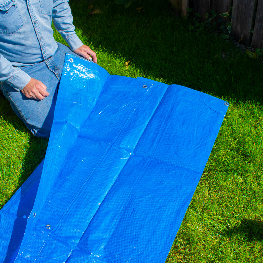 Blue S-Grade Tarpaulin 2m x 3m