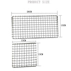 Outdoor Camping Pot Rack Square 304 Stainless Steel Barbecue Mesh Simple Wood Fire Stove Barbecue Grill