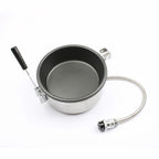 Commercial Hand-cranked Electric Popcorn Machine Popcorn Pot, Hand-cranked