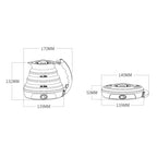 Portable Folding Silicone Intelligent Constant Temperature Travel Camping Electric Kettle