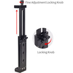 Xiletu Xj15 Live Broadcast Desktop Full Metal Tripod Mount Tablet Pc Phone Clamp With 1/4 Inch Screw Holes & Cold Shoe Base, Xj15