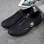 Spring And Summer Men Casual Octopus Peas Lazy Shoes Breathable Leather Shoes, 47, 48