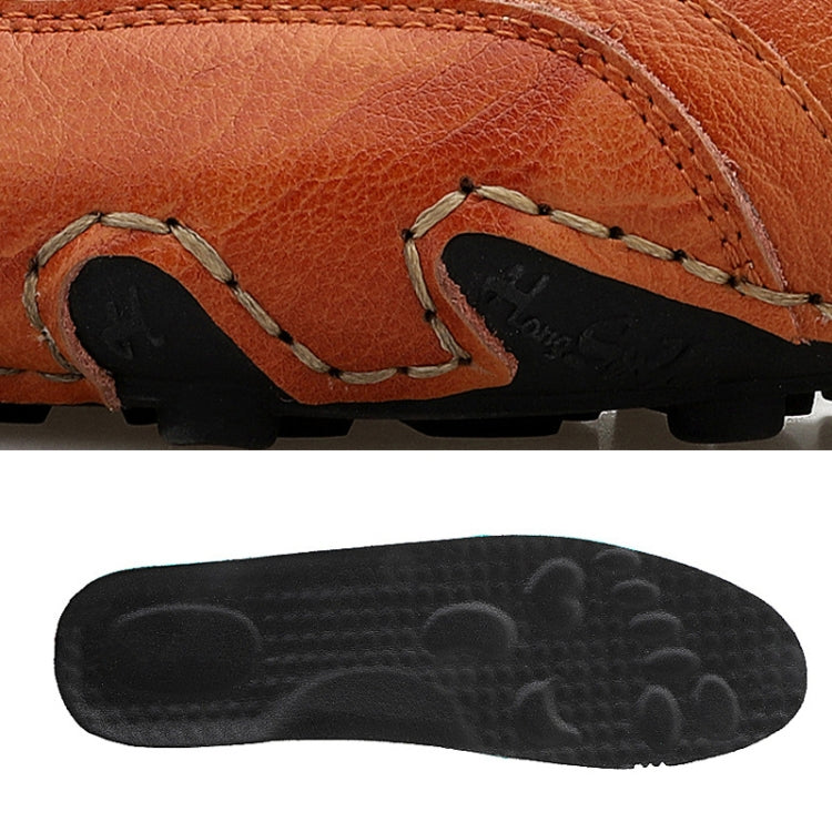 Spring And Summer Men Casual Octopus Peas Lazy Shoes Breathable Leather Shoes, 47, 48