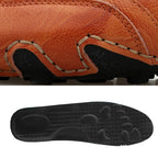 Spring And Summer Men Casual Octopus Peas Lazy Shoes Breathable Leather Shoes, 47, 48