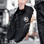 Spring And Summer Men Casual Octopus Peas Lazy Shoes Breathable Leather Shoes, 47, 48
