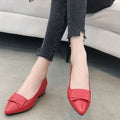 Spring And Summer Cowhide Shoes With Thick Heel Mid-Heel For Women, 34, 35, 36, 37, 38, 39, 40, 41