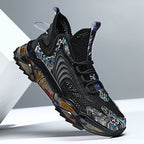1927A Summer Hollow Flying Knit Breathable Sports Shoes Men Casual Shoes, 43, 44, 45, 46