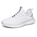 Men Lightweight Breathable Mesh Sneakers Flying Woven Casual Running Shoes, 42, 43, 44, 45