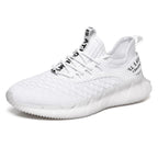 Men Lightweight Breathable Mesh Sneakers Flying Woven Casual Running Shoes, 42, 43, 44, 45