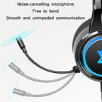 Heir Audio Head-Mounted Gaming Wired Headset With Microphone, Colour: X8 7.1 Sound Upgrade (Stars White)