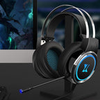 Heir Audio Head-Mounted Gaming Wired Headset With Microphone, Colour: X8 7.1 Sound Upgrade (Stars White)