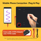 VINSA T608 Can Connected To Mobile Phone Hand-Painted Board, Style: Package 2