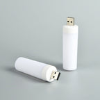 4 PCS USB Candlelight LED Imitation Flame Lamp, 4 PCS Flame Lamp
