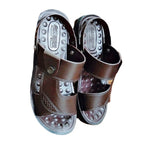 Non-slip Outer Wear Dual-use Sandals Slippers Men Casual Beach Shoes, Size: 40(Coffee Brown)