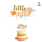 44 PCS/Set Citrus Pattern Themed Baby Birthday Party Decoration