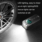 YX1819 Car Wired Portable Air Pump Electric Vehicle Tire High Power Inflator(Black)